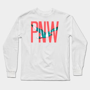 PNW Coastal Seagull Long Sleeve T-Shirt